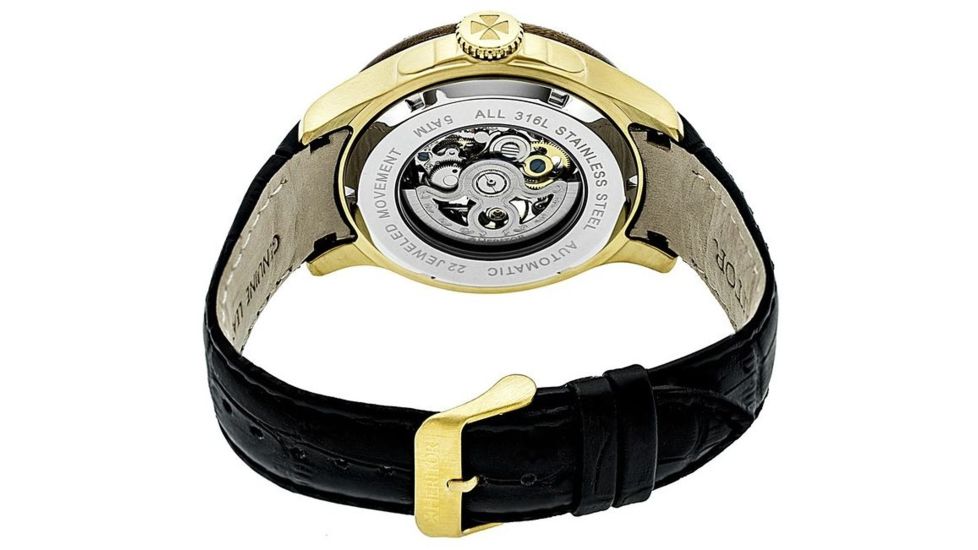 Heritor Hr3904 Belmont Mens Watch, Black HERHR3904