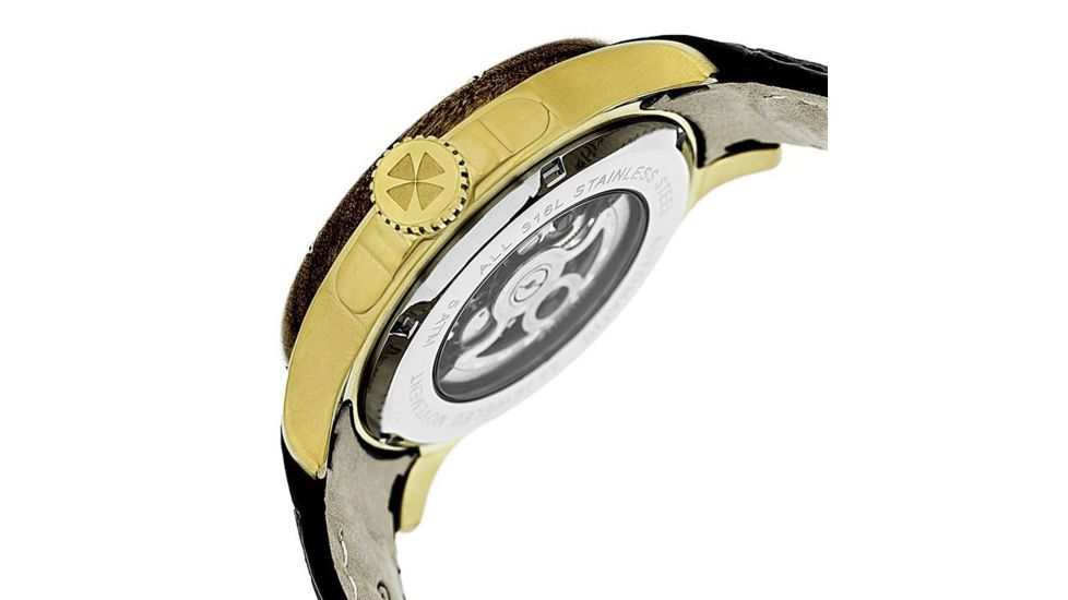 Heritor Hr3904 Belmont Mens Watch, Black HERHR3904