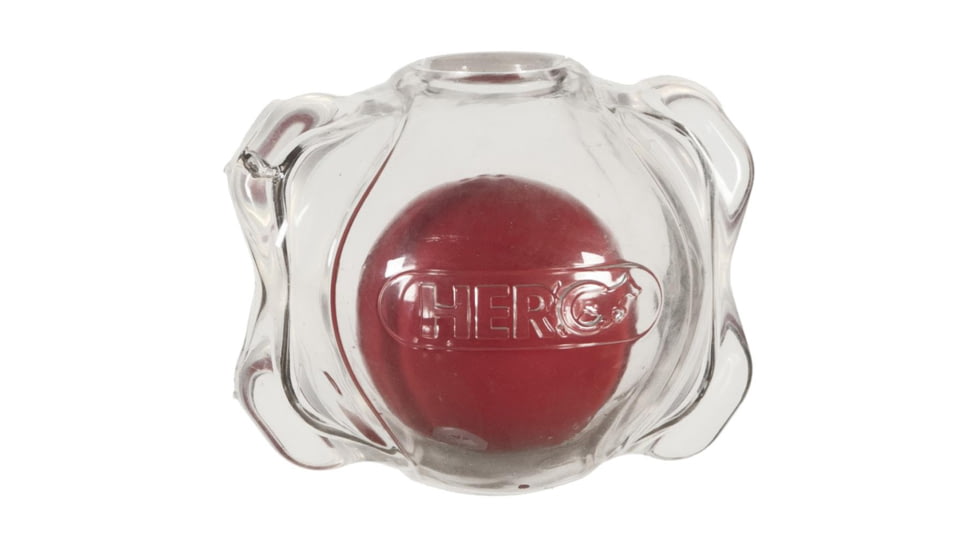 Hero Dog Toys Amazing Squeaker Ball, Clear, Medium 87459