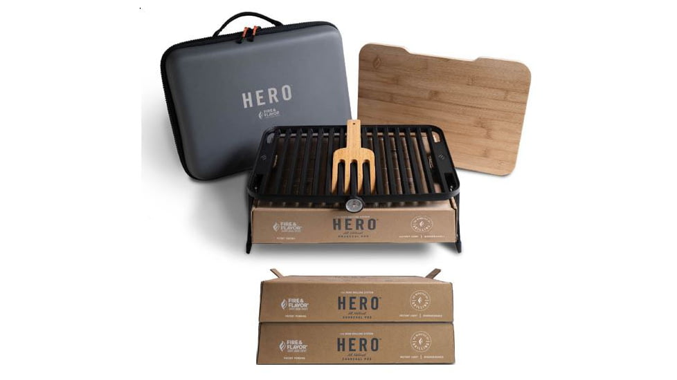 Hero Dog Toys HERO Charcoal Portable Grilling System