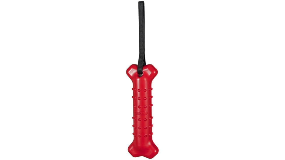 Hero Dog Toys Soft Rubber Bone Dummy, Red 87456