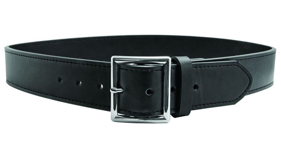 Hero's Pride 1.75in Garrison Belt, Stitched, AirTek, Plain, Size 28, Black, 28 1255P-28