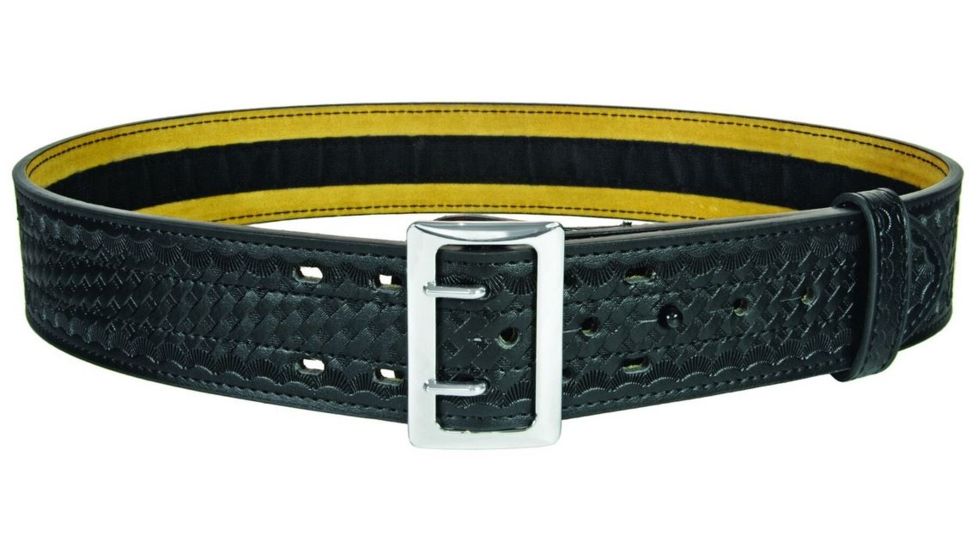Hero's Pride 2.25in Sam Browne , AirTek, Basket Weave, Hook, Size 40, Black, 40 1230WH-40