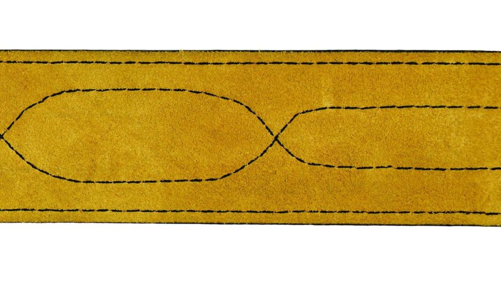 Hero's Pride 2.25in Sam Browne Belt, AirTek, Smooth, Size 28, Black, 28 1230PN-28