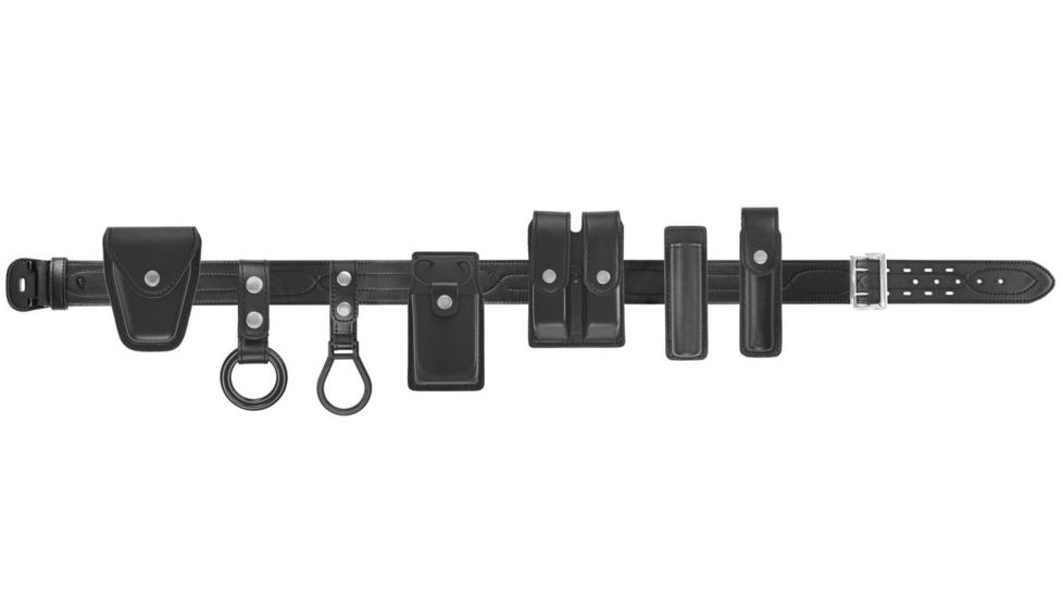 Hero's Pride 2.25in Sam Browne Belt, AirTek, Smooth, Size 28, Black, 28 1230PN-28