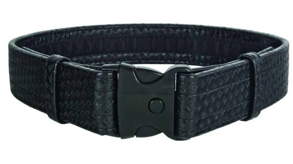 Hero's Pride 2in Duty Belt w/Hook, AirTek, BW, Sizes 46-52, Black, 2XL 1228WH-2XL-52