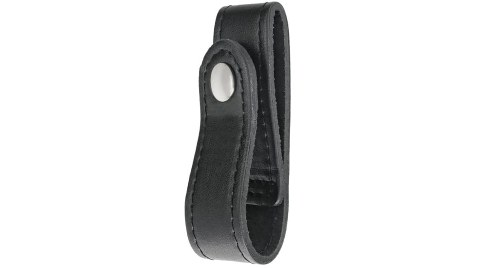 HERO'S PRIDE AirTek Slides-on Belt Handcuff Strap, Plain, Nickel Hardware, Black, 1415PN-01