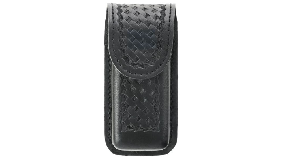 HERO'S PRIDE AirTek Tourniquet Holder w/ Hidden Snap, Short, Basket Weave, Black, 1418WC-1