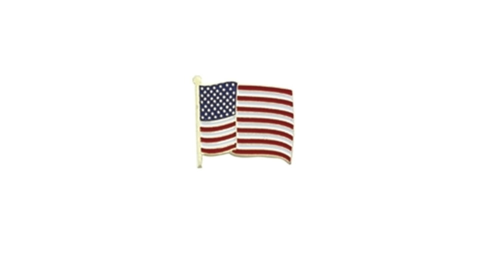 American Wavy Flag Pin - 7/8''x3/4''