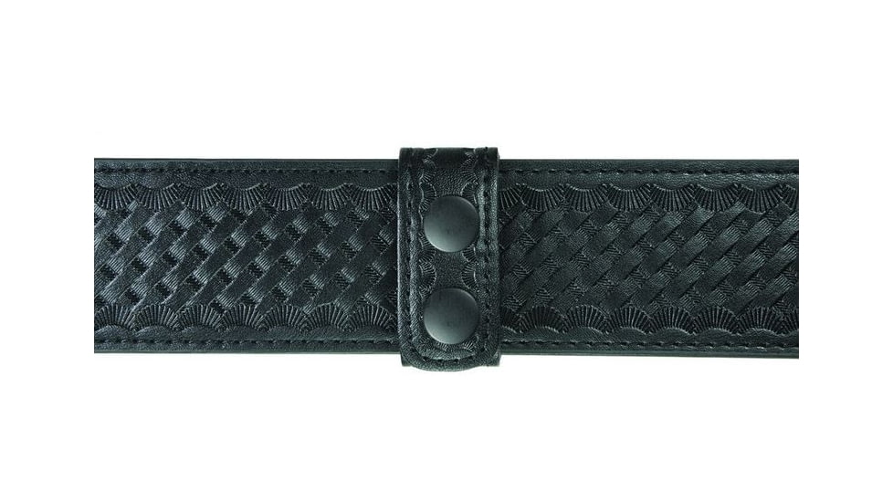 Hero's Pride Belt Keepers, 2 1/4in Belt, 2 Pack, Deluxe, AirTek, BW, Black Snaps 1497WB