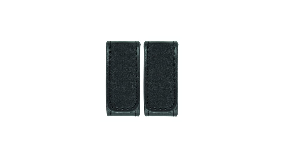 Hero's Pride Belt Keepers, 2 1/4in Belt, 2 Pack, Deluxe, AirTek, Smooth, Hidden Snaps, Black 1497PC