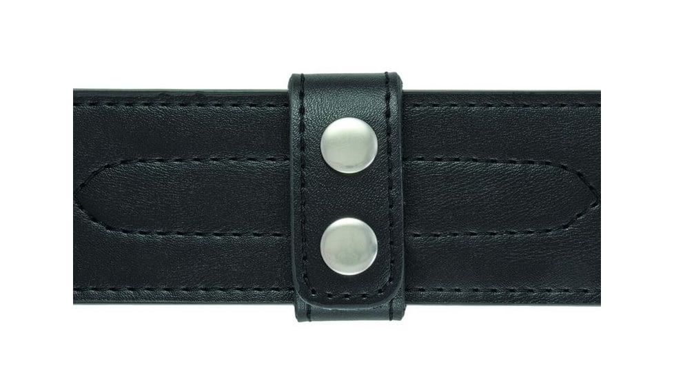 Hero's Pride Belt Keepers, 2 1/4in Belt, 2 Pack, Deluxe, AirTek, Smooth, Silver Snaps 1497PN