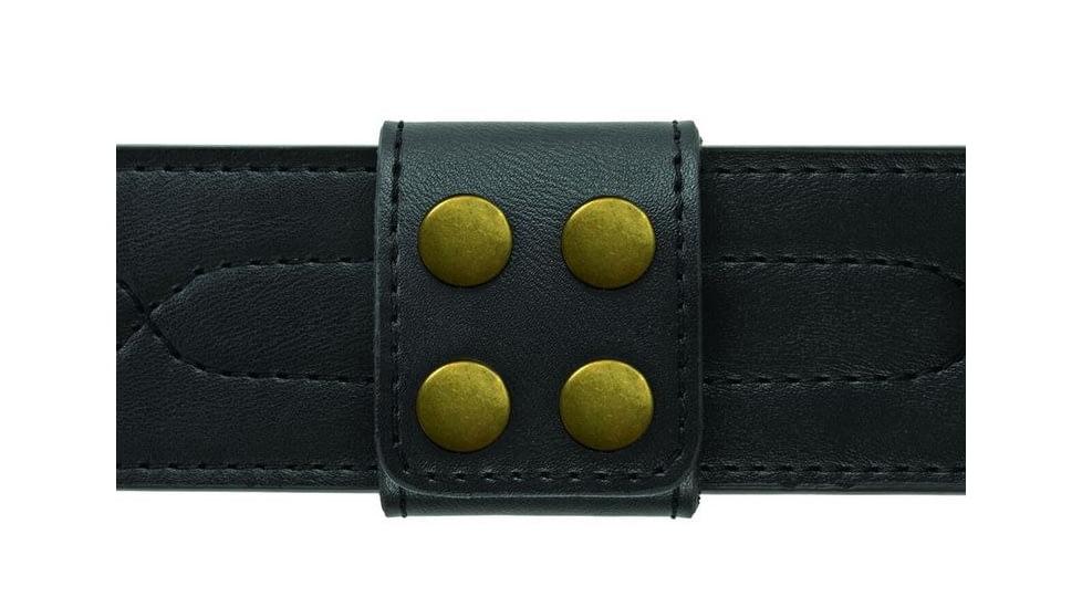 Hero's Pride Belt Keepers, 2 1/4in Belt, 2in Wide, Per Each, AirTek, Smooth, Brass Snaps 1498PG