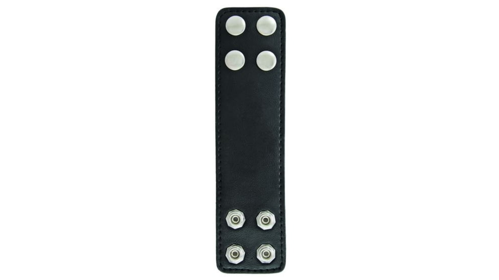 Hero's Pride Belt Keepers, 2 1/4in Belt, 2in Wide, Per Each, AirTek, Smooth, Silver Snaps 1498PN