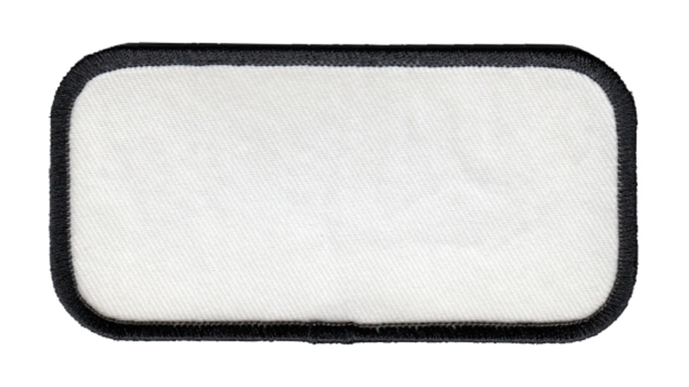 Blank Name Patch w/ Black Border - 4''x2''