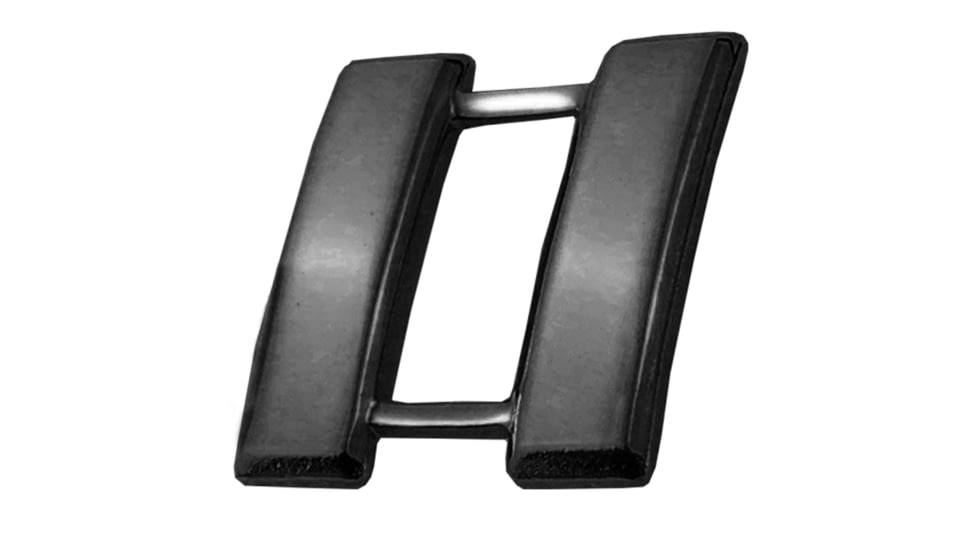 CAPTAIN Mini Smooth Metal Insignia 3/4'' High - Pair