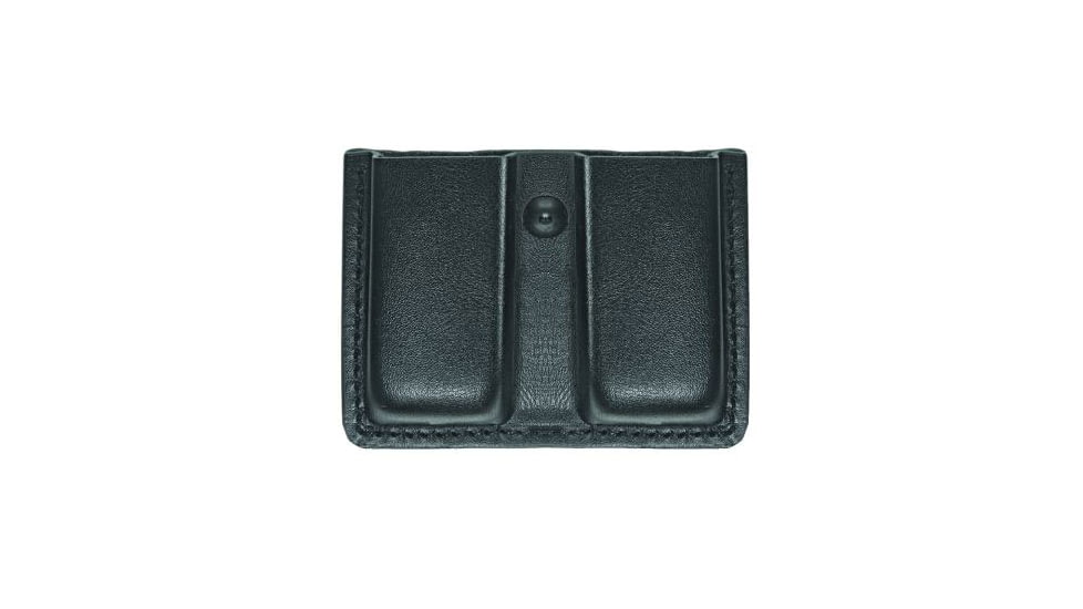 Hero's Pride Double Magazine Case, Open, Large, AirTek, Smooth, Black, Large 1438P