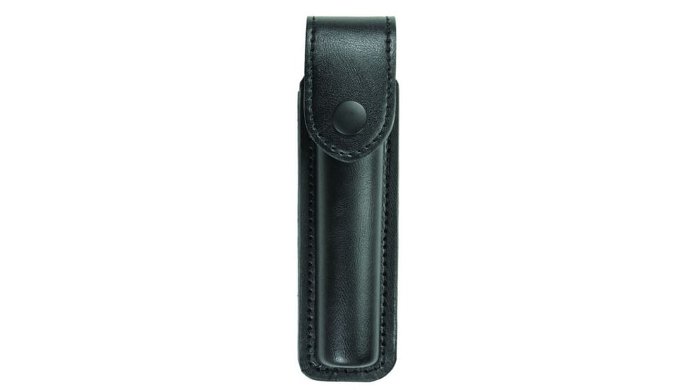 Hero's Pride Flashlight Case, Small AA LED, AirTek, Smooth, Black Snap, Small 1463PB