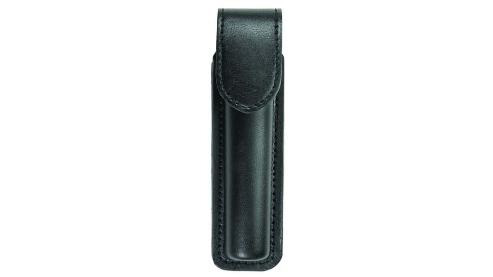 Hero's Pride Flashlight Case, Small AA LED, AirTek, Smooth, Hidden Snap, Black, Small 1463PC