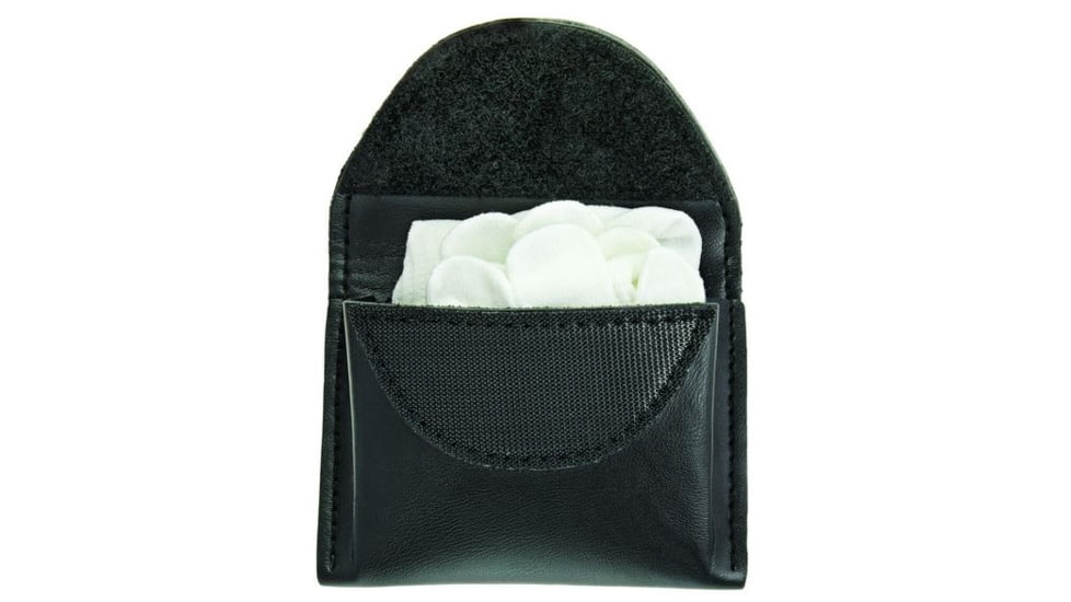 Hero's Pride Glove Pouch, Deluxe, Triple, AirTek, Smooth, Black 1483P