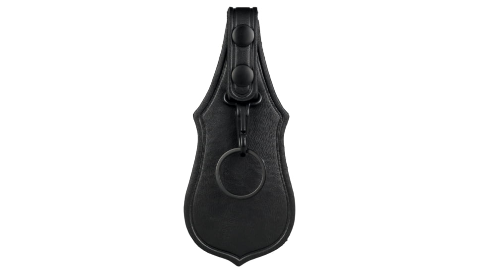 Hero's Pride Key Holder, Scabbard, Single, AirTek, Smooth, Black Snaps 1488PB
