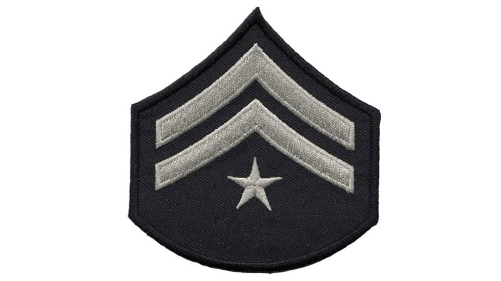 LAPD Chevron P3+1 (2+Star) 3 1/8'' Wide - Pair