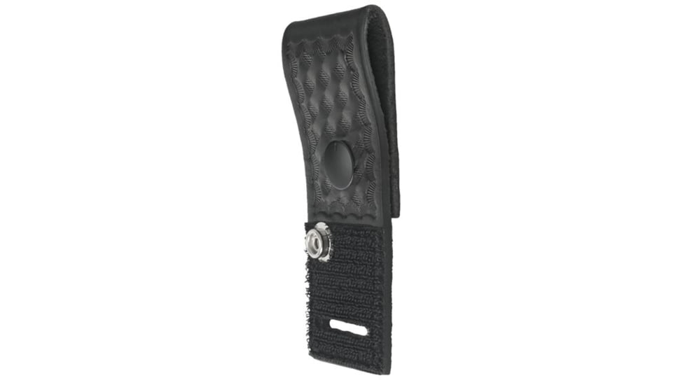 HERO'S PRIDE Leather Mic Holder, Basketweave, Black, 1516WB-01
