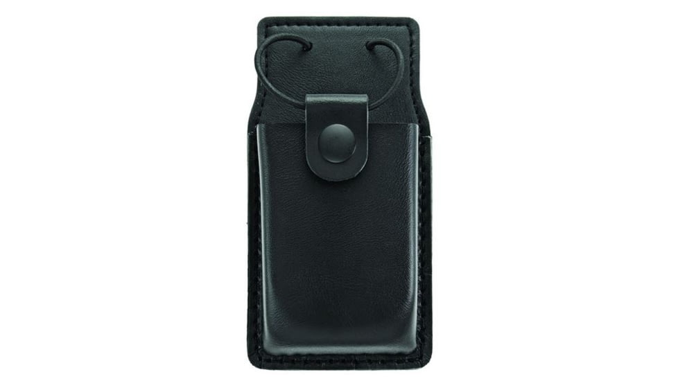 Hero's Pride Radio Case w/ Swivel, Medium, AirTek, Smooth, Black Snap, Medium 1440BPB
