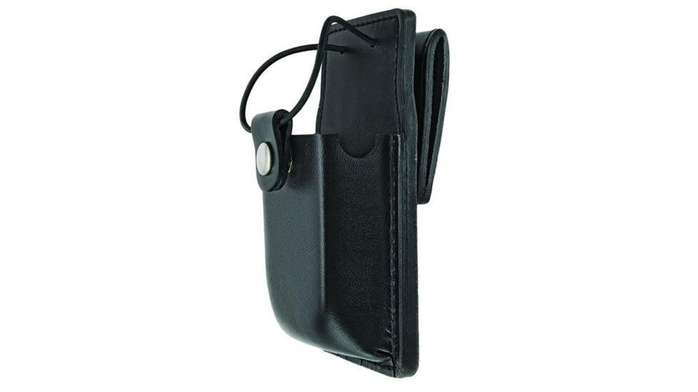Hero's Pride Radio Case w/ Swivel, Medium, AirTek, Smooth, Silver Snap, Medium 1440BPN