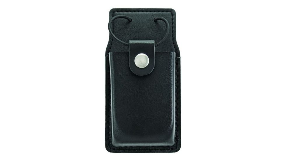 Hero's Pride Radio Case w/ Swivel, Medium, AirTek, Smooth, Silver Snap, Medium 1440BPN