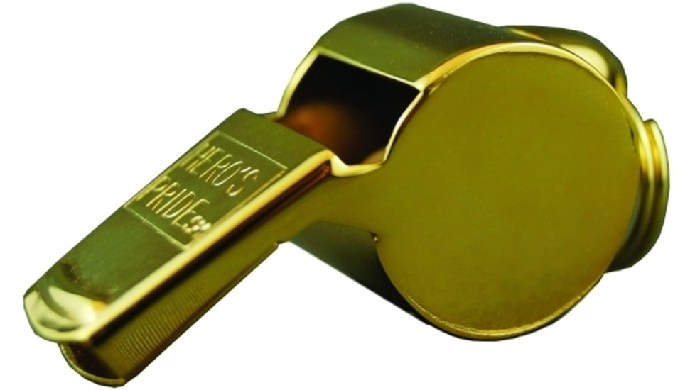 HERO'S PRIDE Standard Issue Whistle, Gold, 4010G