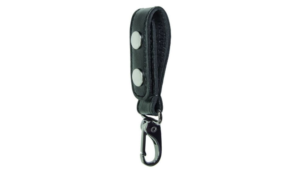 Hero's Pride Standard Key Holder, Metal Clip, AirTek, Smooth, Silver Snaps 1487PN