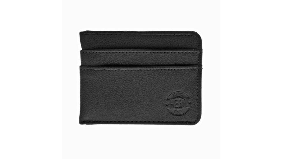 Hero Wallet Benjamin Series 510BLA Better Than Leather, Black HROW510BLA