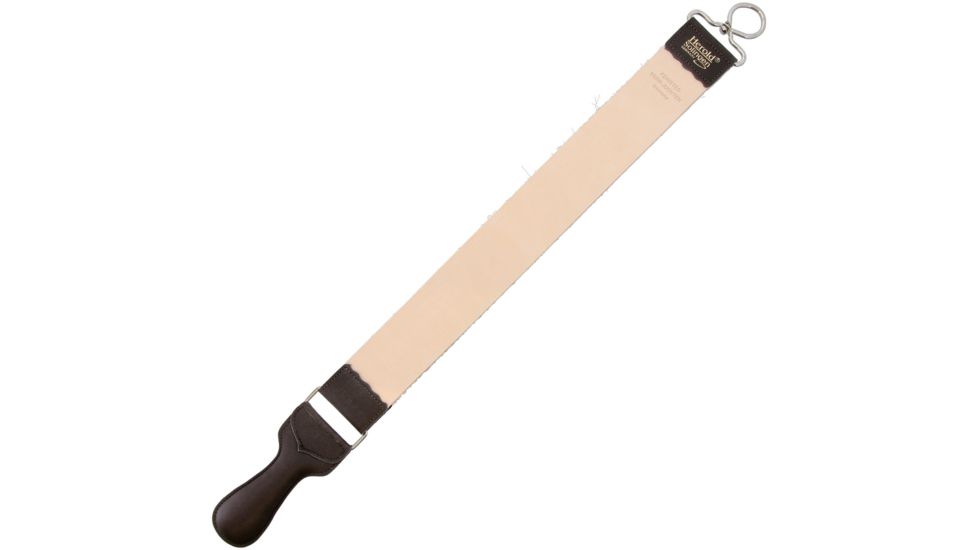 Herold Solingen Razor Strop Leather/Linen, Stacked Leather Handle HS193J