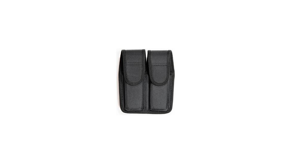 Heros Pride Double Magazine Pouch - Large - Ballistic, Black 1034