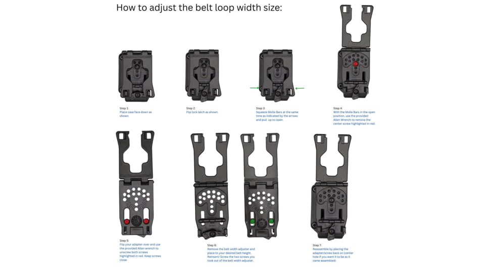 HEROS PRIDE Edge Single Pistol Magazine Case - Universal Fit