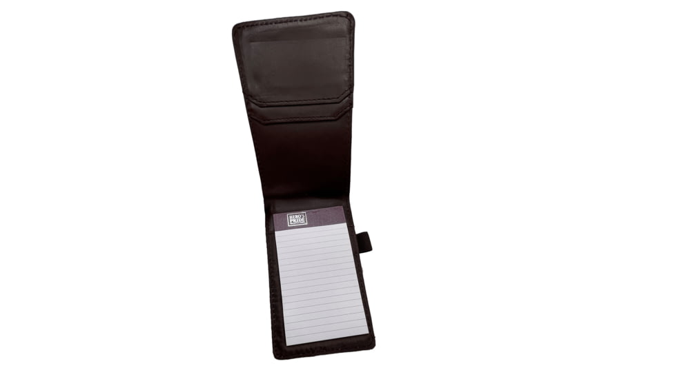 HEROS PRIDE Leather Notebook Case - 3 5/8 X 5 3/4, Brown - 9185BP