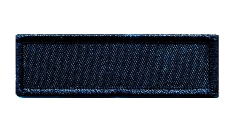 HERO'S PRIDE PD 3.33x1in Name Blank w/Merrowed Bordered Chicago, Black, 4718