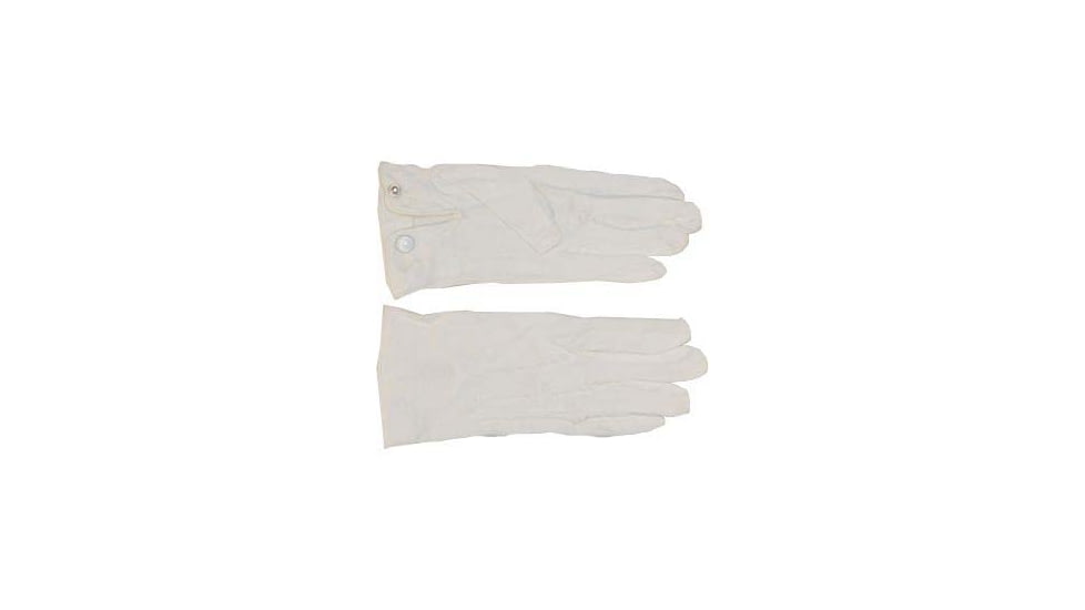 HEROS PRIDE Parade Slip-on Gloves - Nylon Stretch W/ Raised Pointing - White - 8782W-M1