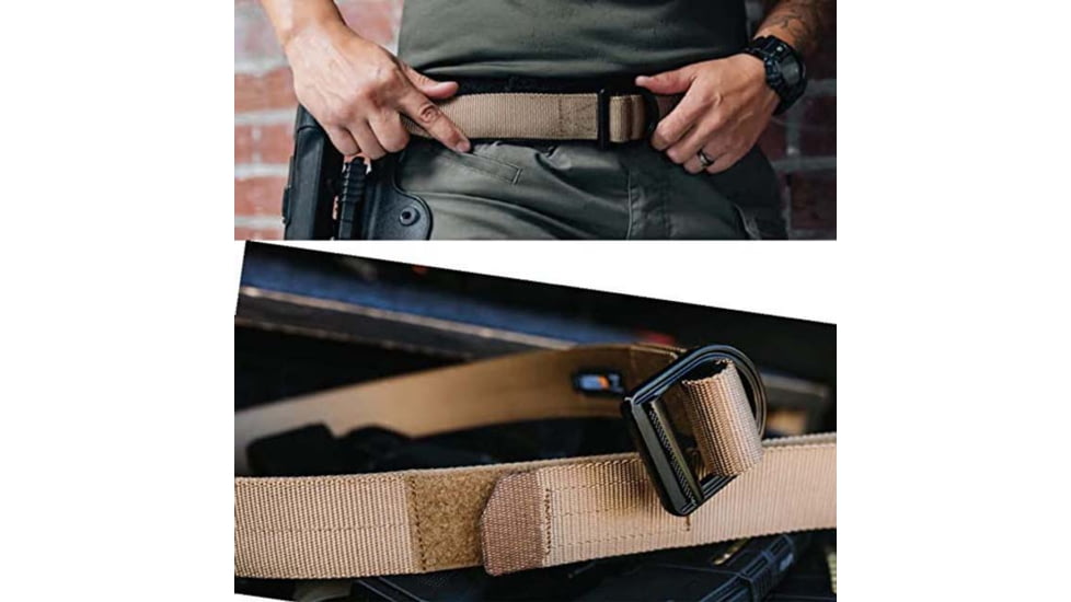 HEROS PRIDE Tactical Duty Belt - 1.75, Black - 1345X-9-XL-42
