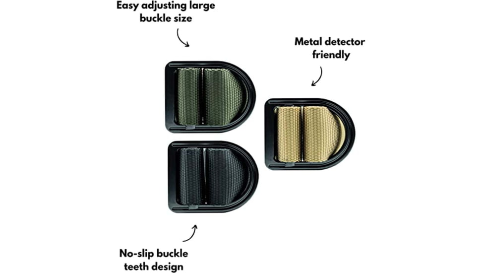 HEROS PRIDE Tactical Duty Belt - 1.75, Black - 1345X-9-XL-42