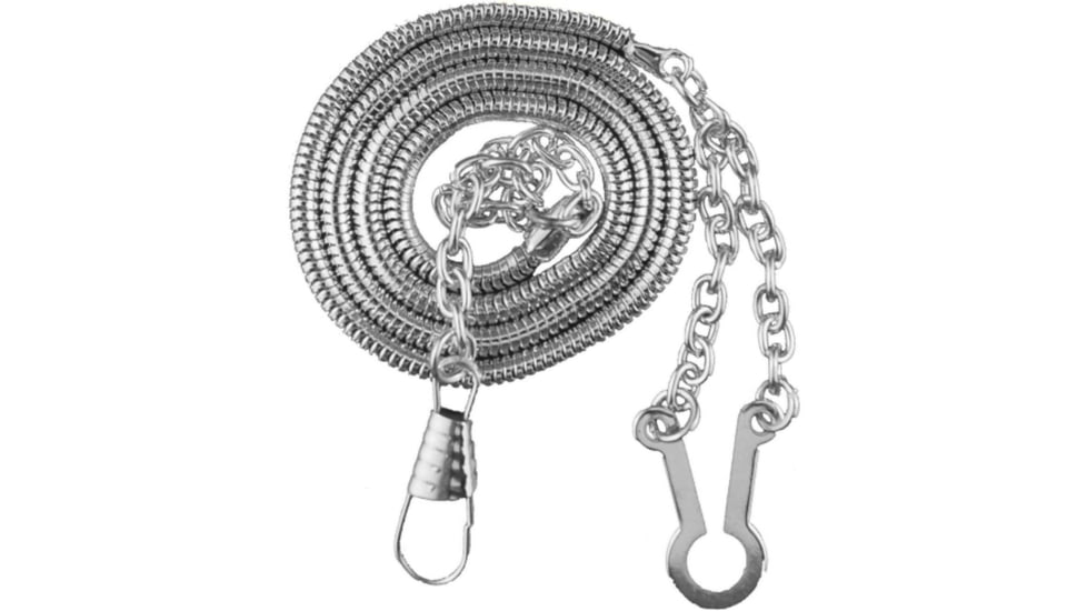 HEROS PRIDE Whistle Chain W/ Button Hook, Nickel - 4020N