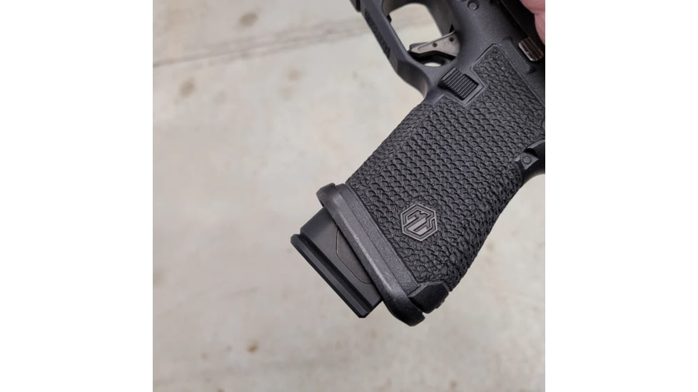 Herrington Arms Glock 19/26 2 Round Magazine Extension, Black, MAGEXT2-BLACK