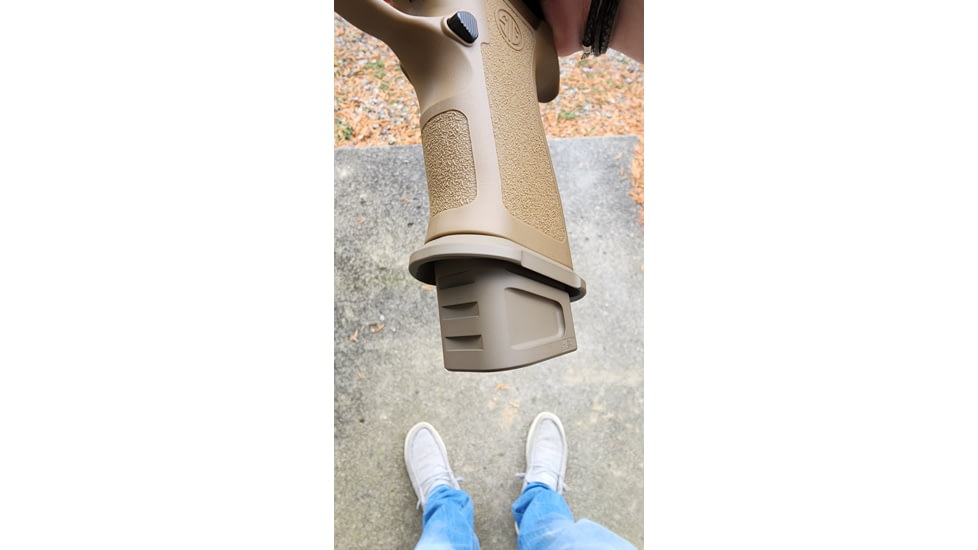 Herrington Arms HA SIG Sauer P320 5 Round Magazine Extension, FDE, 5MAGEXT320-FDE/BL