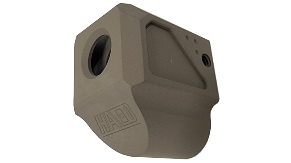 Herrington Arms HC92P V2 Glock Gen 4/5 Compensator, Fins, Flat Dark Earth, HC92P-V2-FDE