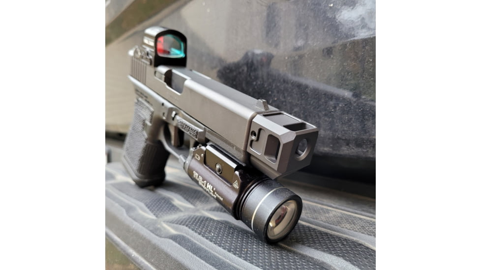 Herrington Arms Glock 19/17/26 HC9XL 3.0 Pistol Compensator, FDE, HC9XL-FDE