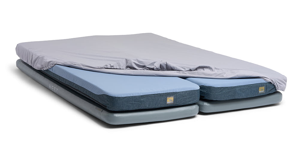 HEST Fitted 50 Sheet, Gray, 78x50x3.9in, B23112GRE