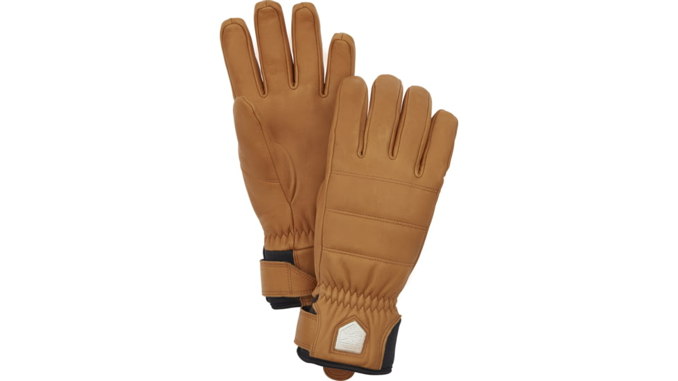 Hestra Alpine Leather Primaloft 5 Finger Glove, Cork, 6, 31440-710-06