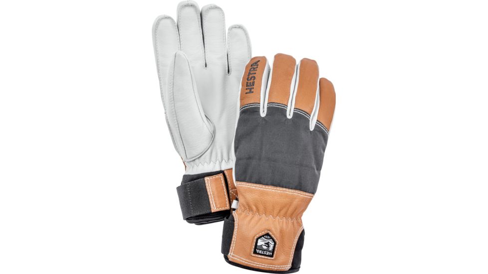 Hestra Army Leather Abisko Glove - Men's-Grey-10