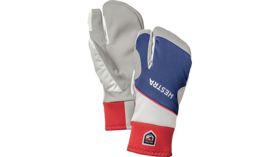 Hestra Comfort Tracker 3 Finger Glove, Navy/Ivory, 6, 37442-280030-6